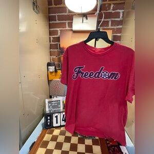 Caliber coffee Freedom" in stylized lettering.